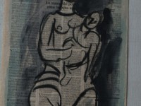 15-carboncino-su-carta-di-giornale-43x31---1986